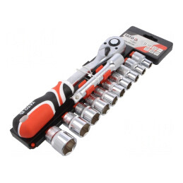 Set Chei Tubulare Hexagonale 12 Piese Yato | Electronic-mag.ro | Componente Electronice