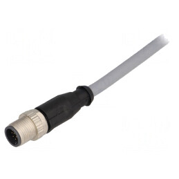Mufă M12 12 PIN Tată DeviceNet/CANopen 2m Drept | Electronic-mag.ro | Componente Electronice