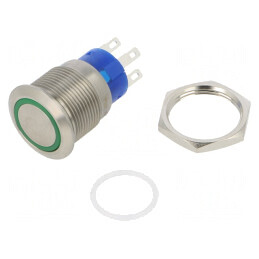 Comutator Anti-Vandalism DPDT 5A/250VAC IP67 | Electronic-mag.ro | Componente Electronice