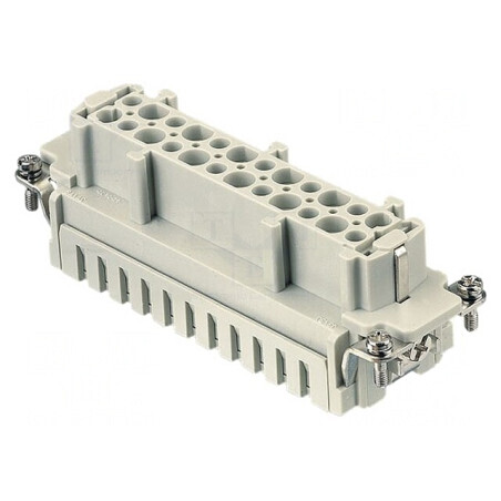 Conector HDC inserturi contact mamă Han ES PIN 24 PE | Electronic-mag.ro | Componente Electronice