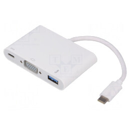Adaptor USB 3.0/3.1 190mm Alb | Electronic-mag.ro | Componente Electronice