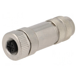 Mufă M12 5-Pin Mamă IP67 pe Cablu | Electronic-mag.ro | Componente Electronice