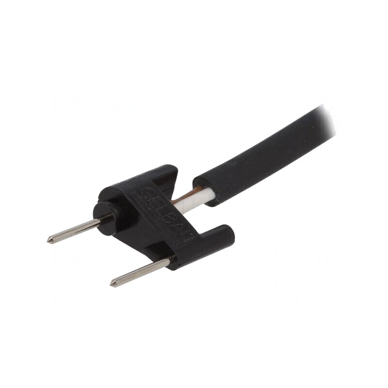 Cablu Alimentare 230VAC la 24VDC 2m Negru | Electronic-mag.ro | Componente Electronice