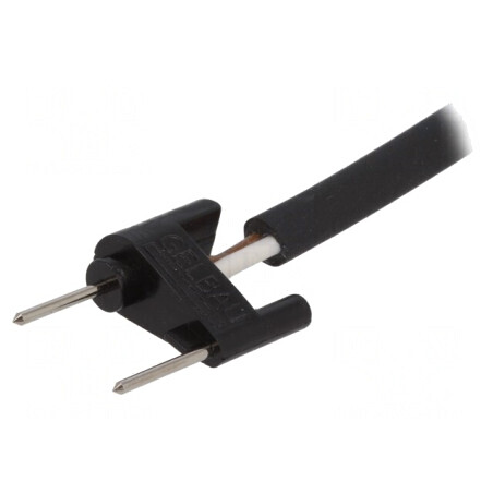 Cablu Alimentare 230VAC la 24VDC 2m Negru | Electronic-mag.ro | Componente Electronice