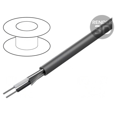 Cablu Alpha Essential ecranat 2x24AWG PVC 2400C | Electronic-mag.ro | Componente Electronice