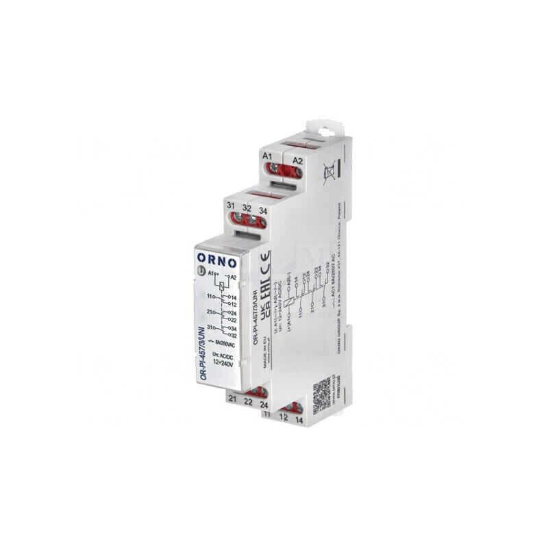 Releu Monostabil 3PDT 250VAC pentru Instalații | Electronic-mag.ro | Componente Electronice