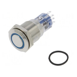 Comutator Anti-Vandalism DPDT 3A/250VAC IP67 12VDC | Electronic-mag.ro | Componente Electronice