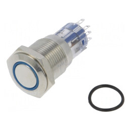 Comutator Anti-Vandalism DPDT 3A 250VAC IP67 ON-ON Ø16.2mm | Electronic-mag.ro | Componente Electronice