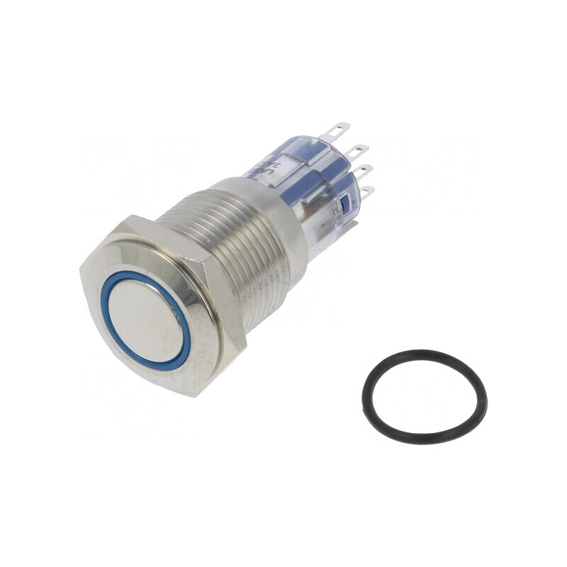 Comutator Anti-Vandalism DPDT 3A 250VAC IP67 ON-ON Ø16.2mm | Electronic-mag.ro | Componente Electronice Comutator Anti-Vandalism DPDT 3A 250VAC IP67 ON-ON Ø16.2mm | Electronic-mag.ro | Componente Electronice