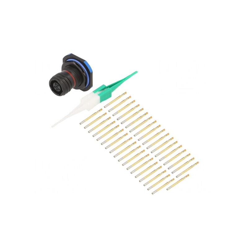 Conector militar dimensiune 9 MIL-DTL-38999 Series III soclu | Electronic-mag.ro | Componente Electronice