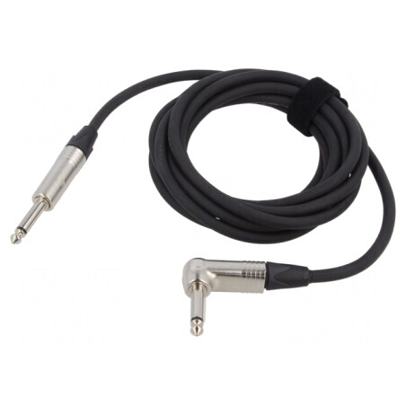 Cablu Audio Jack 6.3mm 3m Mufă Dreaptă și În Unghi | Electronic-mag.ro | Componente Electronice
