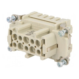 Conector HDC inserturi de contact mamă 10 PE Han Ex | Electronic-mag.ro | Componente Electronice