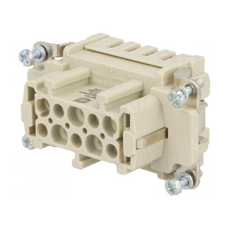 Conector HDC inserturi de contact mamă 10 PE Han Ex | Electronic-mag.ro | Componente Electronice
