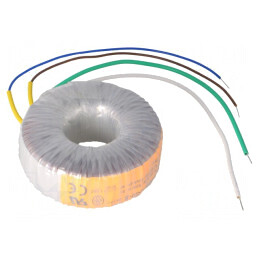 Transformator toroidal 50VA 230V 30V 1,67A cu cabluri | Electronic-mag.ro | Componente Electronice