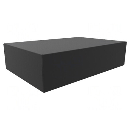 Bază Carcasă Oțel Negru 203x305x76mm | Electronic-mag.ro | Componente Electronice