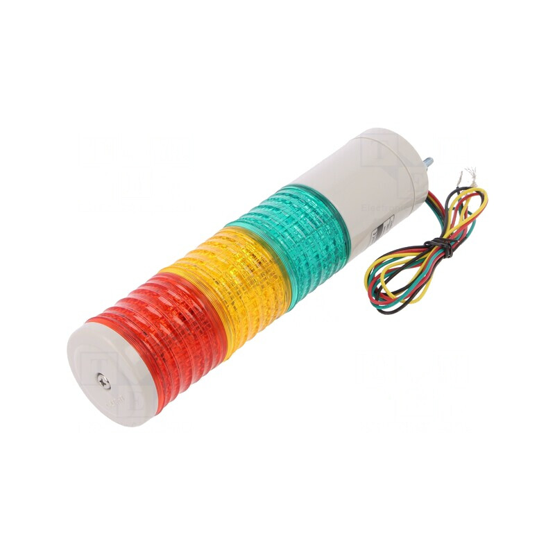 Coloană de Semnalizare LED Roșu/Ambră/Verde 24V | Electronic-mag.ro | Componente Electronice Coloană de Semnalizare LED Roșu/Ambră/Verde 24V | Electronic-mag.ro | Componente Electronice