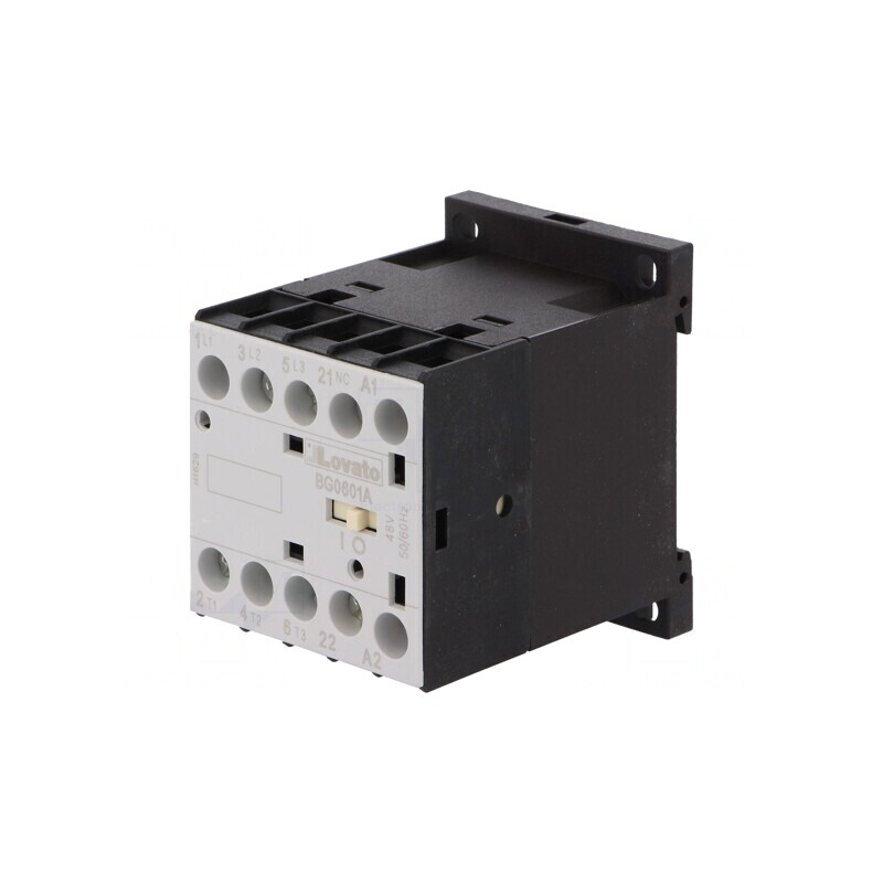 Contactor 3P NO x3 NC 48VAC 6A BG | Electronic-mag.ro | Componente Electronice