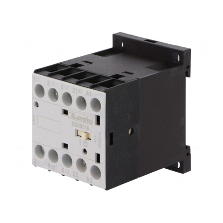 Contactor 3P NO x3 NC 48VAC 6A BG | Electronic-mag.ro | Componente Electronice