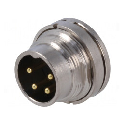 Conector M16 IP67 4-Pin 250V 7A