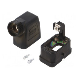 Carcasă pentru Conectori HDC Han-Compact în Unghi pe Cablu | Electronic-mag.ro | Componente Electronice