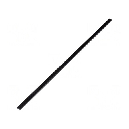Radiator Extrudat cu Aripioare Negru 1000x21x10mm | Electronic-mag.ro | Componente Electronice