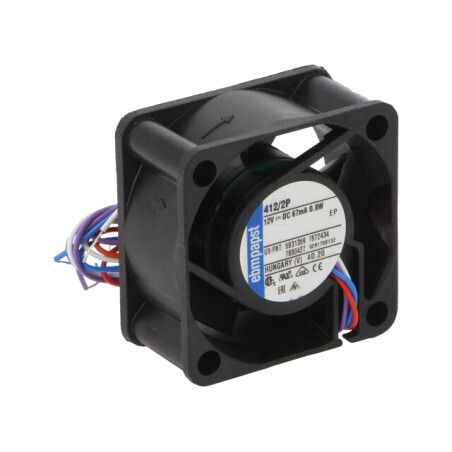 Ventilator axial DC 12V 412/2P | Electronic-mag.ro | Componente Electronice