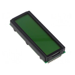 Afișaj LCD Alfanumeric 4x20 Galben-Verde 68x26.8x10.8mm LED | Electronic-mag.ro | Componente Electronice