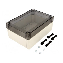 Carcasă Universală Policarbonat 130x180x75mm | Electronic-mag.ro | Componente Electronice