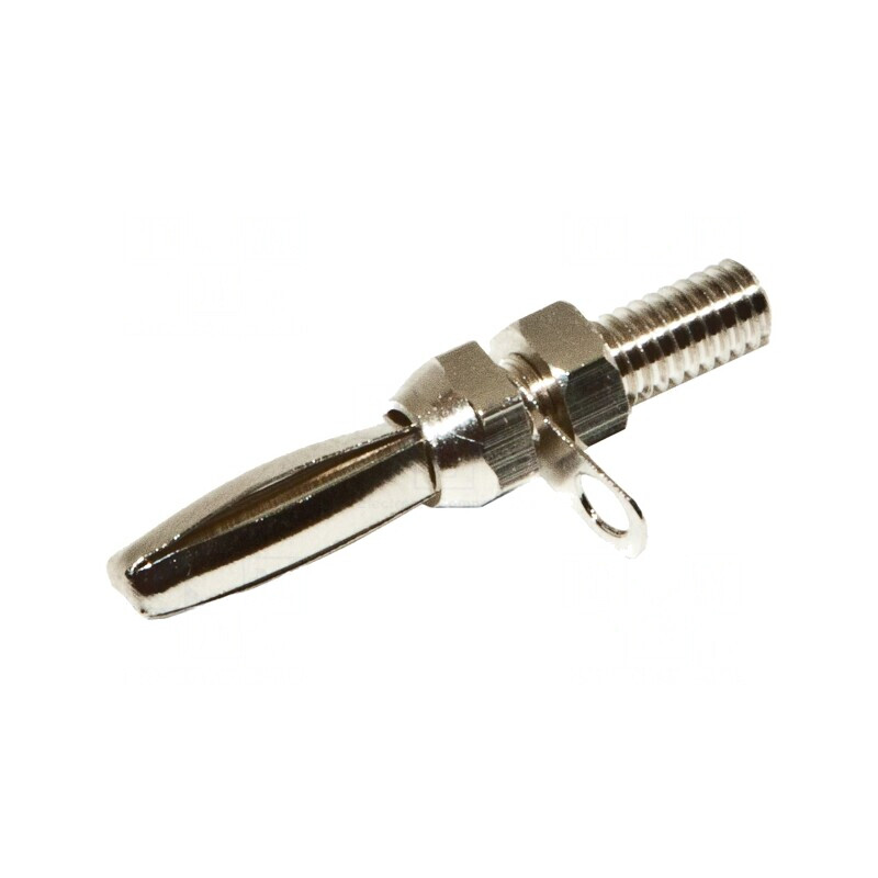 Mufă Banană 4mm Neizolată Nichelat 10 Buc. | Electronic-mag.ro | Componente Electronice