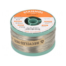 Sârmă de lipit fără plumb 0,5mm 250g | Electronic-mag.ro | Componente Electronice