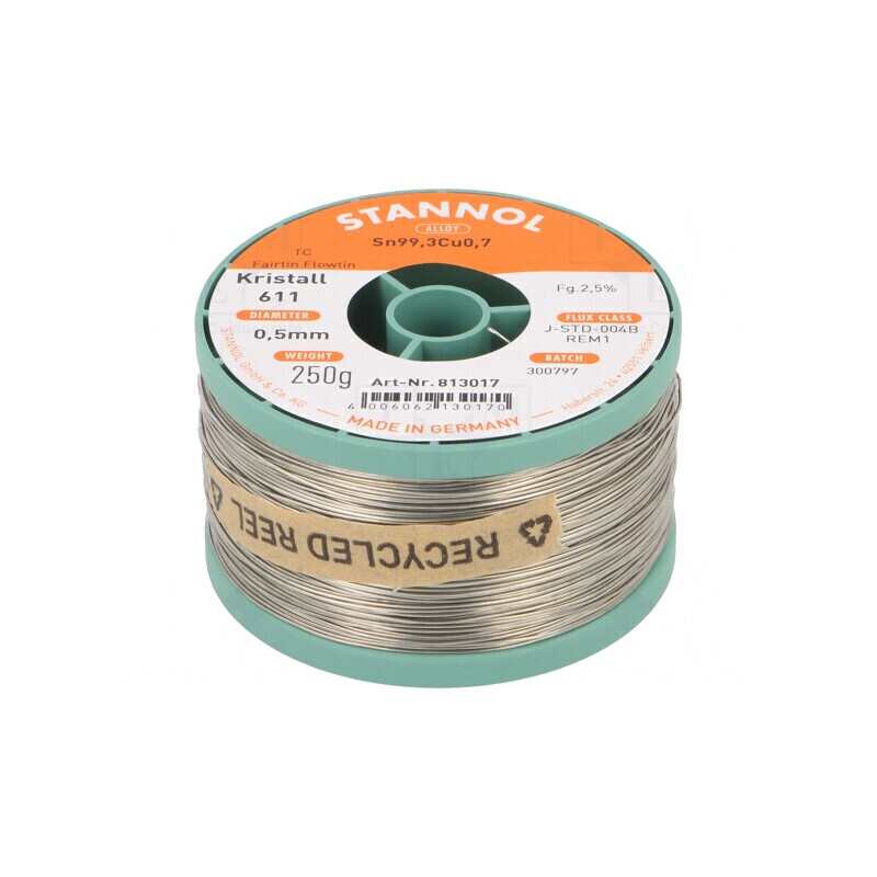 Sârmă de lipit fără plumb 0,5mm 250g | Electronic-mag.ro | Componente Electronice