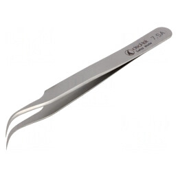 Pensetă de Precizie 115mm cu Vârf Curbat | Electronic-mag.ro | Componente Electronice