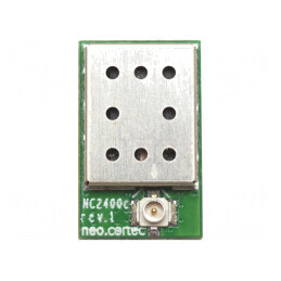 Modul: RF | u.FL | RF | 2,4GHz | GPIO,I2C,UART | -82dBm | 1dBm | SMD | U.FL | NC2400C