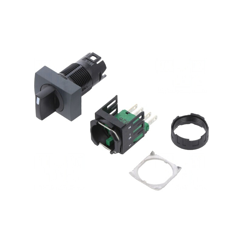 Comutator Rotativ 16mm 2NC/NO Negru XB6DD221B | Electronic-mag.ro | Componente Electronice Comutator Rotativ 16mm 2NC/NO Negru XB6DD221B | Electronic-mag.ro | Componente Electronice