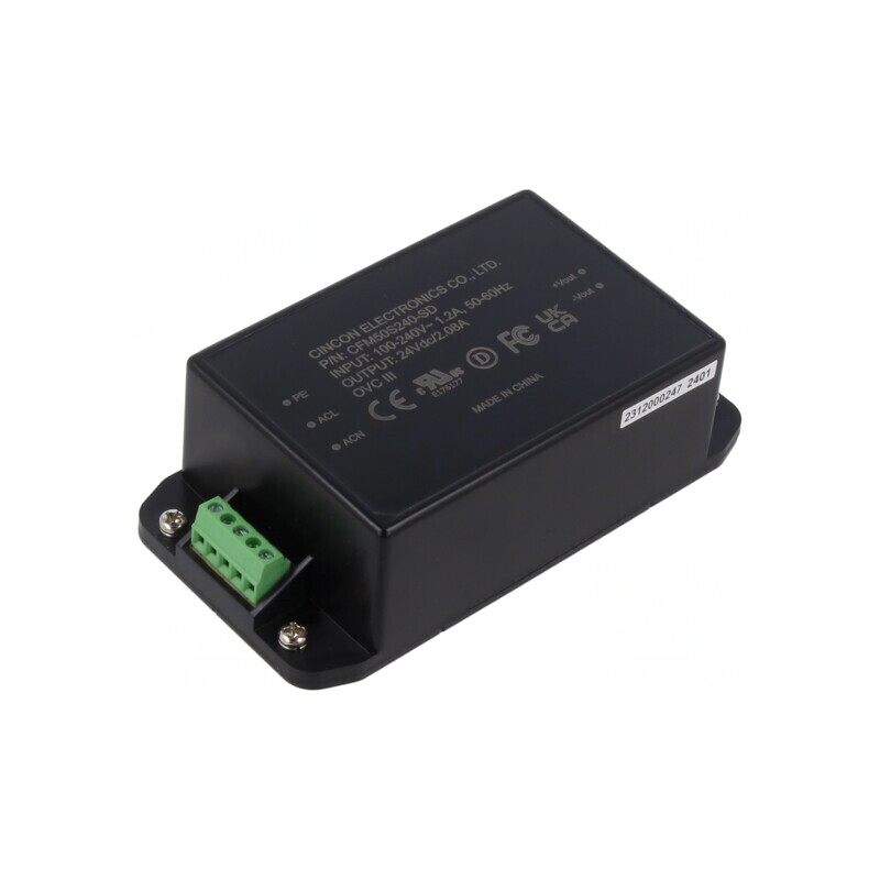 Alimentator Pulsatoriu 50W 24VDC 2.08A | Electronic-mag.ro | Componente Electronice
