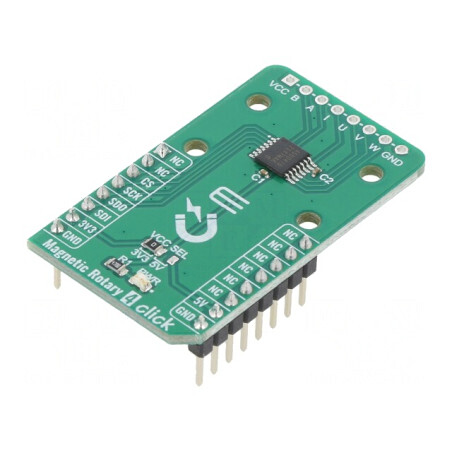 Senzor Magnetic Rotary 4 Click SPI AS5047D 3.3V/5V | Electronic-mag.ro | Componente Electronice