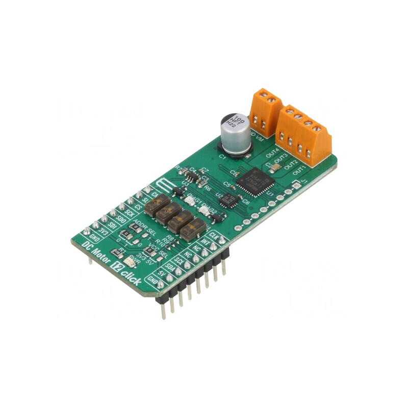 Driver Motor I2C PWM SPI DC Motor 12 Click | Electronic-mag.ro | Componente Electronice Driver Motor I2C PWM SPI DC Motor 12 Click | Electronic-mag.ro | Componente Electronice