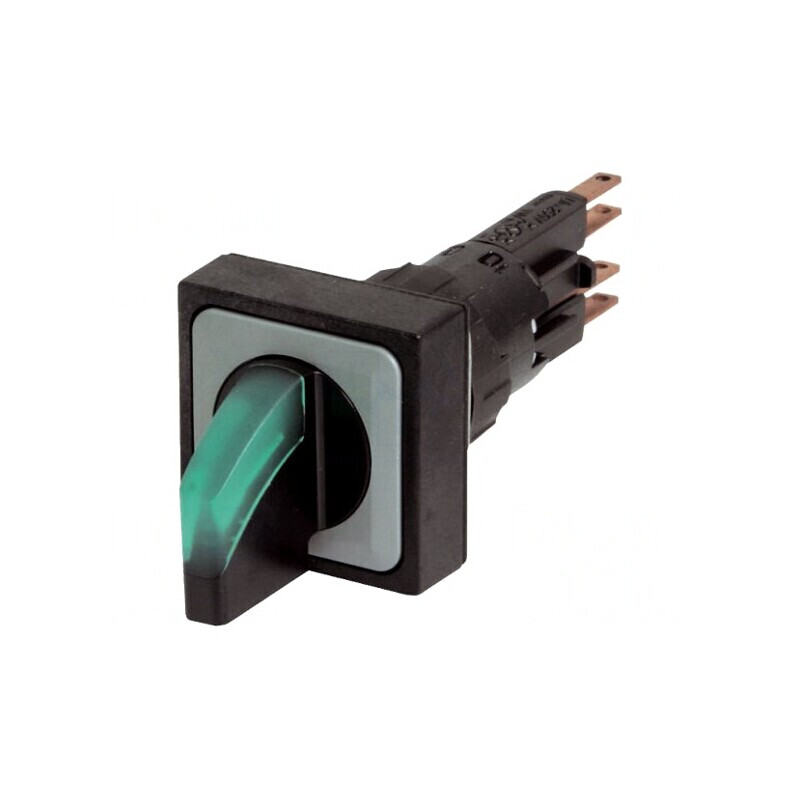 Comutator rotativ 16mm RMQ-16 verde | Electronic-mag.ro | Componente Electronice