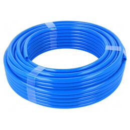Cablu pneumatic | max.8bar | L: 25m | poliuretan | Economy | albastră | 259.17SB-25