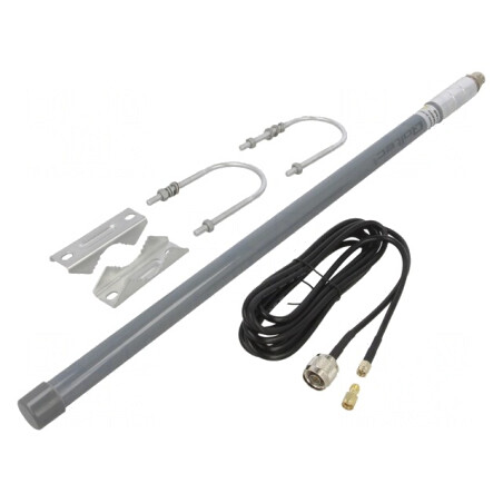 Antenă Externă WiFi Gri N SMA 868MHz 5.8dBi | Electronic-mag.ro | Componente Electronice