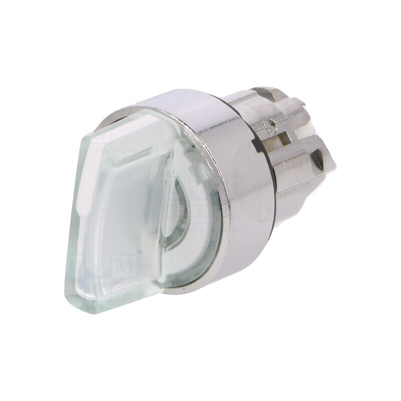 Comutator rotativ 22mm LED alb IP66 | Electronic-mag.ro | Componente Electronice