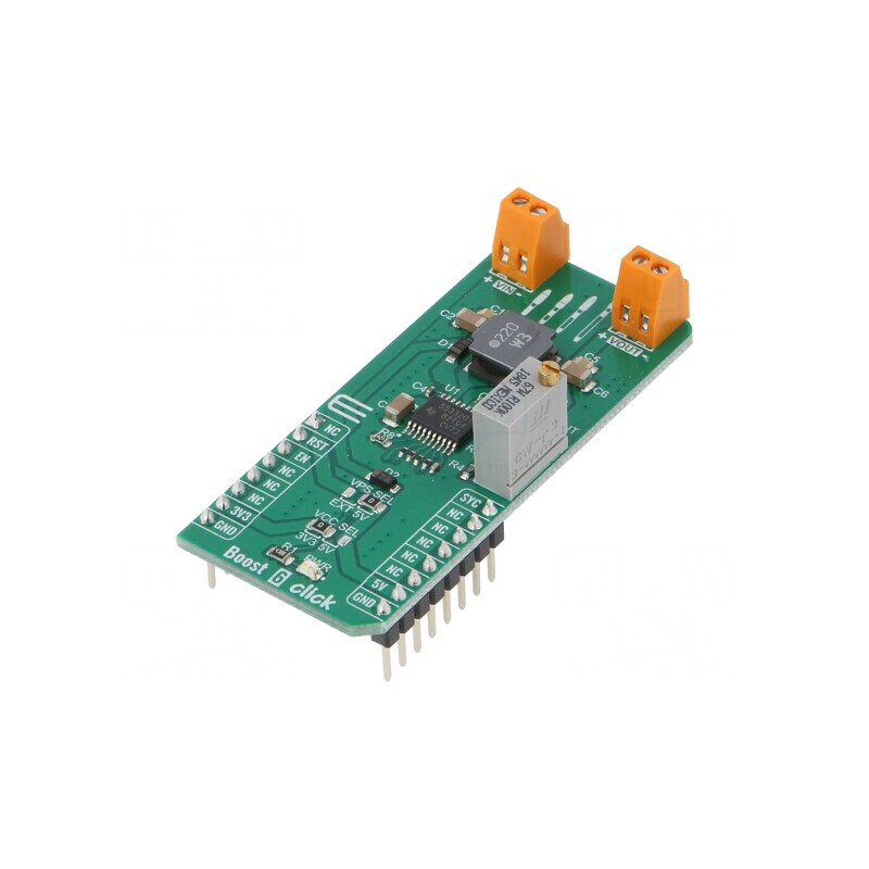 Regulator de tensiune GPIO BOOST 6 Click | Electronic-mag.ro | Componente Electronice