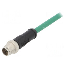 Conector M12 8-PIN tată ProfiNET 2m IP67 | Electronic-mag.ro | Componente Electronice