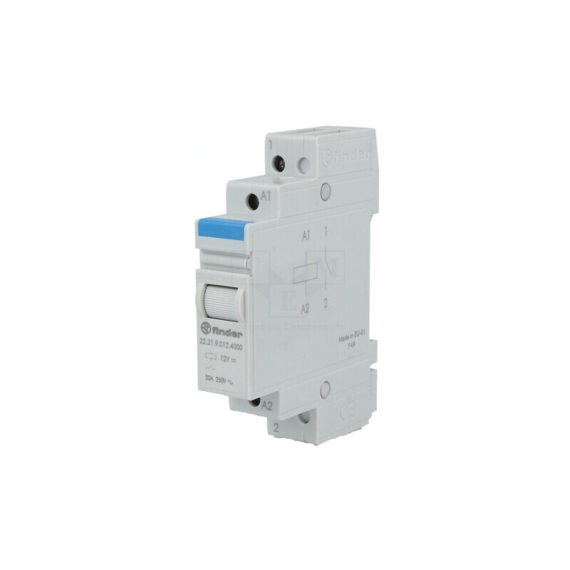 Releu monostabil NO 12VDC 20A IP20 | Electronic-mag.ro | Componente Electronice