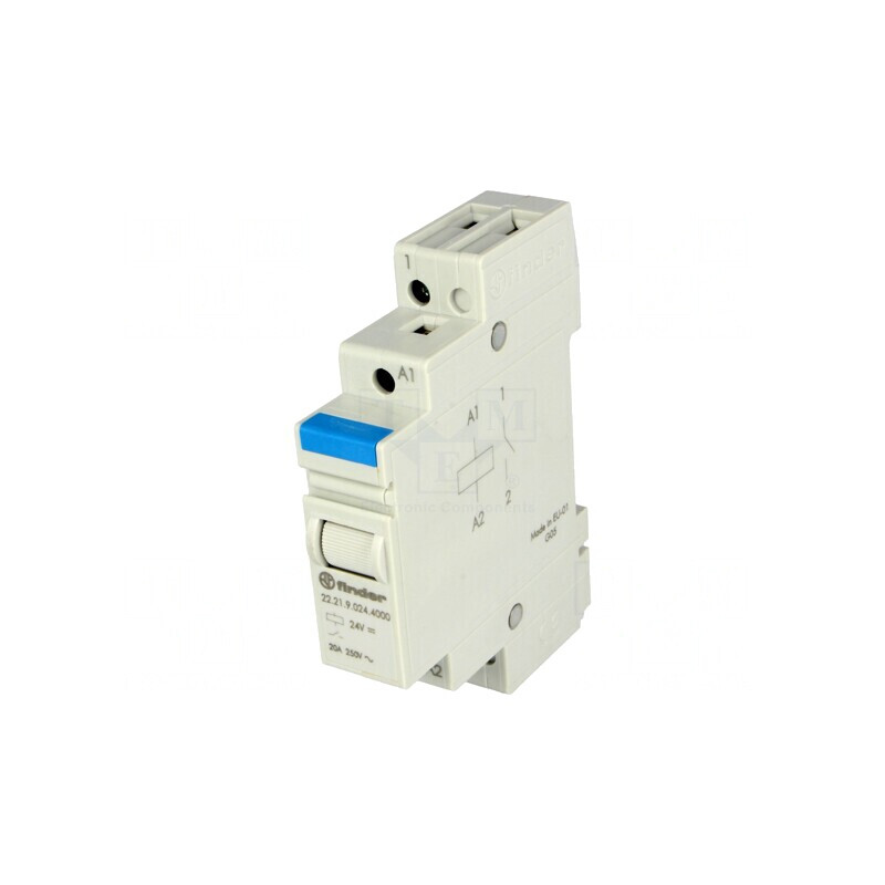 Releu monostabil NO 24VDC 20A IP20 | Electronic-mag.ro | Componente Electronice