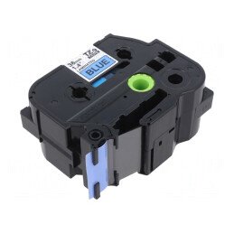 Bandă Albastră 36mm x 8m cu Caracter Negru | Electronic-mag.ro | Componente Electronice