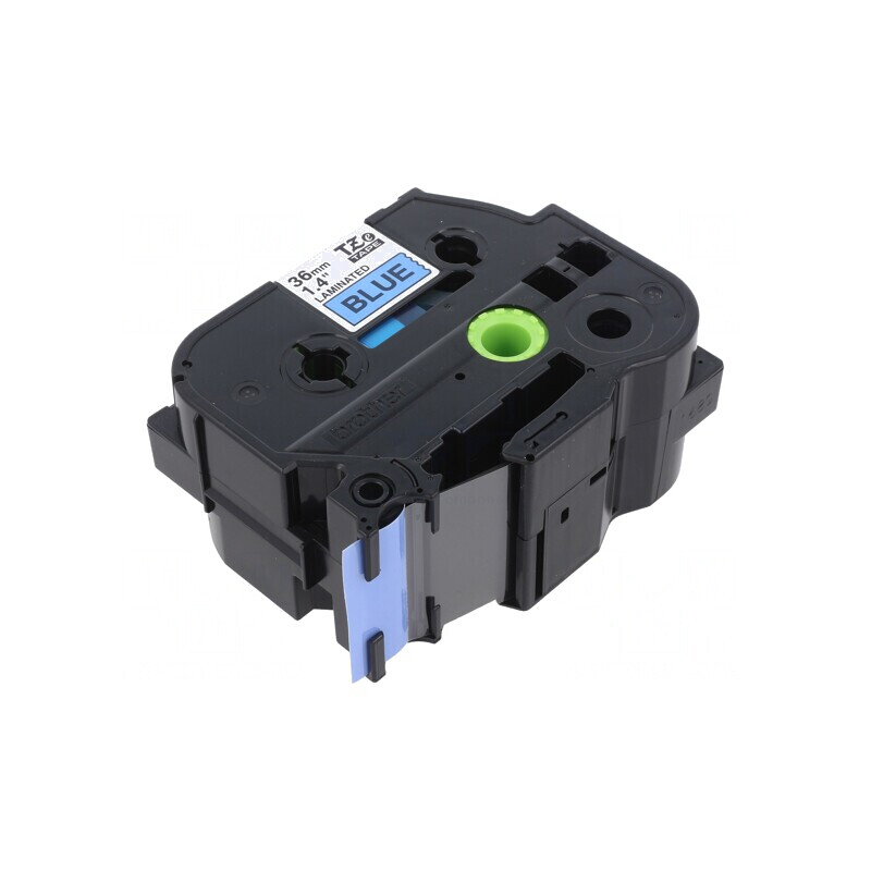 Bandă Albastră 36mm x 8m cu Caracter Negru | Electronic-mag.ro | Componente Electronice
