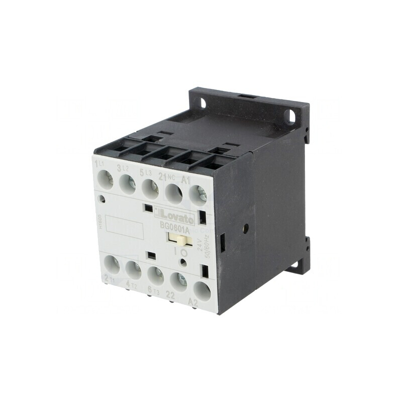 "Contactor 3P NO 24VAC 6A cu 3 Contacte NC" | Electronic-mag.ro | Componente Electronice