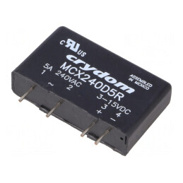 Releu Semiconductor 1-Fazat 3-15VDC 5A 12-280VAC MCX240D5R | Electronic-mag.ro | Componente Electronice