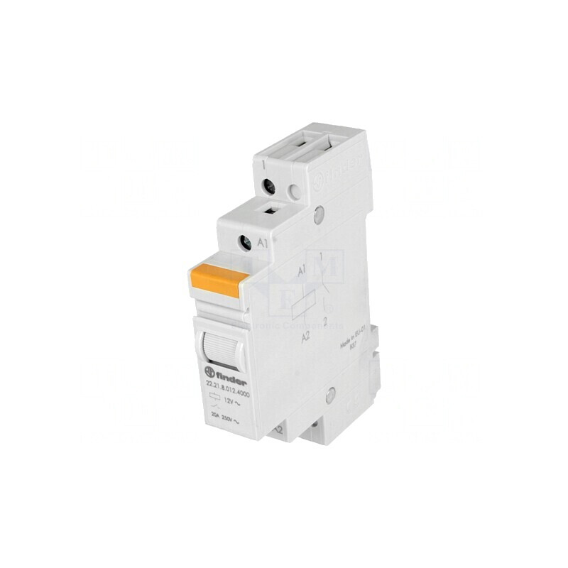 Releu Monostabil 12VAC 20A IP20 | Electronic-mag.ro | Componente Electronice
